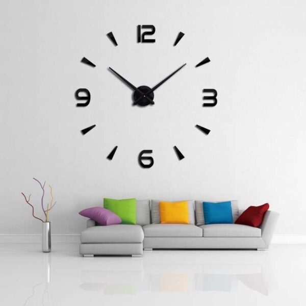 Jam Dinding Tempel Analog 3D /Jam Hias Dekorasi Ruangan